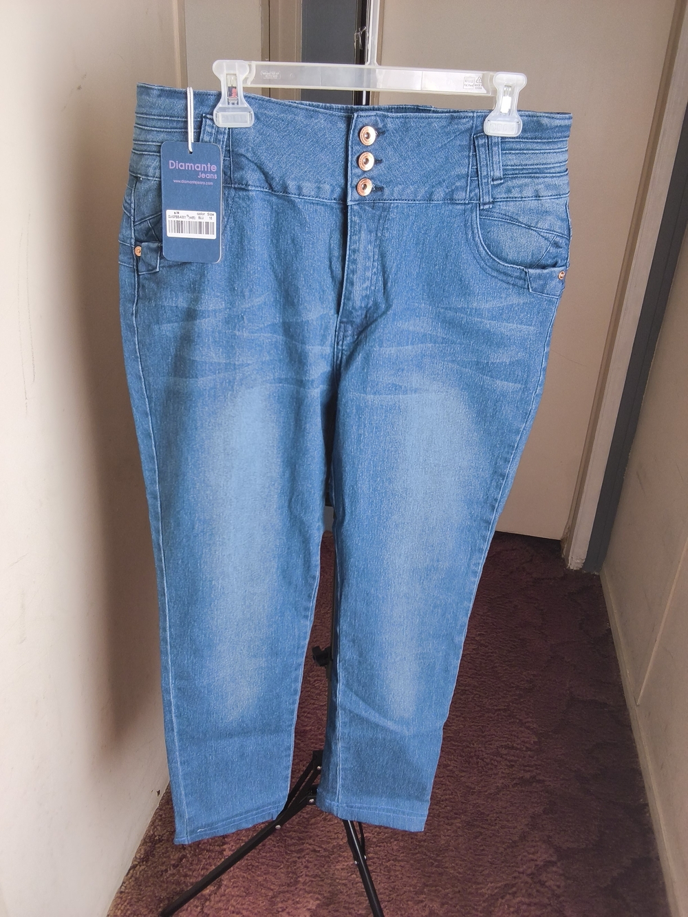 Women's Ankle Skinny Jeans in Light Blue
